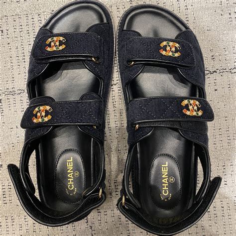 chanel neoprene sandals|chanel sandals canada.